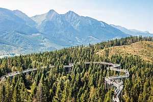 Belianské Tatry u Chodníku korunami stromů v Penzionu Šilon se snídaní + slevy do wellness a aquaparků