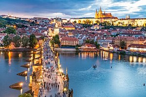 Praha přímo v centru města jen 250 m od zastávky metra v Hotelu Otar *** se snídaní formou bufetu