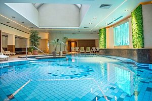 Pobyt 800 m od termálního jezera Hévíz v Hotelu Palace **** s neomezeným wellness a polopenzí + dítě zdarma