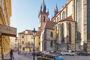 Centrum Prahy na Staroměstském náměstí: Ventana Hotel Prague ***** v pokoji Superior se snídaní a Proseccem