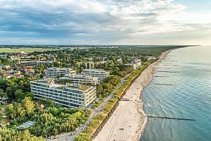 Polsko: Baltské moře v Dune Beach Resortu s polopenzí a luxusním wellness + welcome drink a animační program