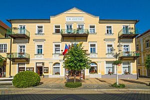 Františkovy Lázně: Spa Hotel Goethe *** s polopenzí, infrasaunou a ozdravnými procedurami + hudební večery