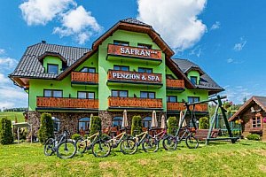 Belianské Tatry: Pobyt v útulném Penzionu Šafrán s polopenzí + wellness (vířivka, sauny) a welcome drink