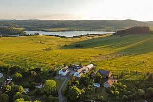 Pobyt u přehrady v podhůří Jeseníků v Centru Slezská Harta se snídaní a privátním vstupem do sauny