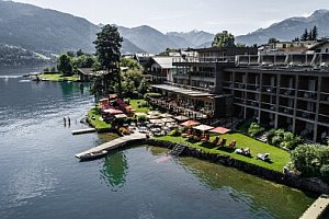 Pobyt na břehu Zellského jezera ve 4* Hotelu Seevilla Freiberg s polopenzí a wellness + zapůjčení lodi a slevy