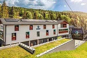 Spišská Magura a Belianské Tatry blízko stezky korunami stromů v moderních Apartmánech Bachledka + snídaně