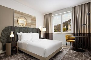 Německo: Historické město Heidelberg v luxusním Hotelu Hilton se snídaněmi formou bufetu a welcome drinkem