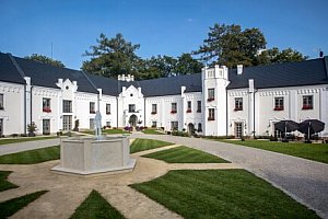 Vysočina poblíž Havlíčkova Brodu: Jedinečný pobyt na historickém Zámku Kvasetice se snídaněmi + láhev Prosecca
