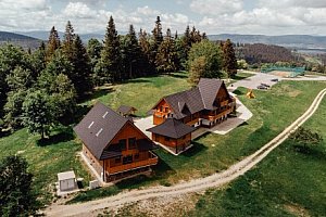 NP Velká Fatra u Turčianských Teplic: Penzion Kráľov dvor s polopenzí a wellness (vířivka, 3 sauny) + vyžití