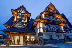 Polské Tatry 500 m od sjezdovky v Penzionu Novobilski *** se snídaní/polopenzí + vstup do Terma Bania (130 m)